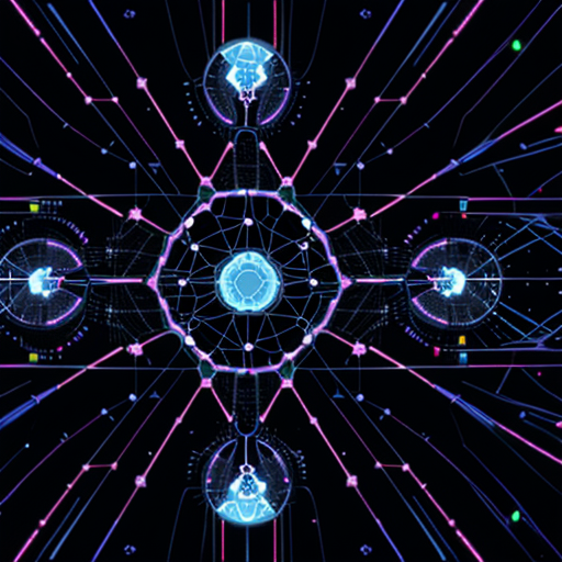 A vast, interconnected network of glowing nodes, mirroring the exponential growth of ai investment.